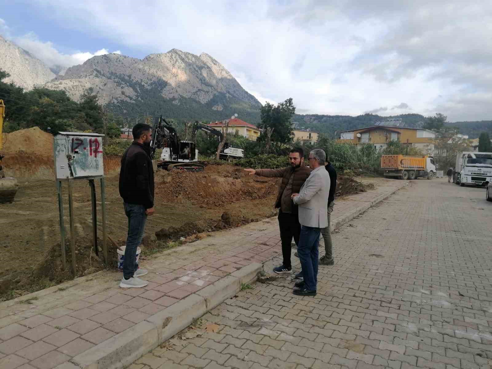 Kemer Göynük Mahalesi Kapalı Pazar yeri inşaatı başladı