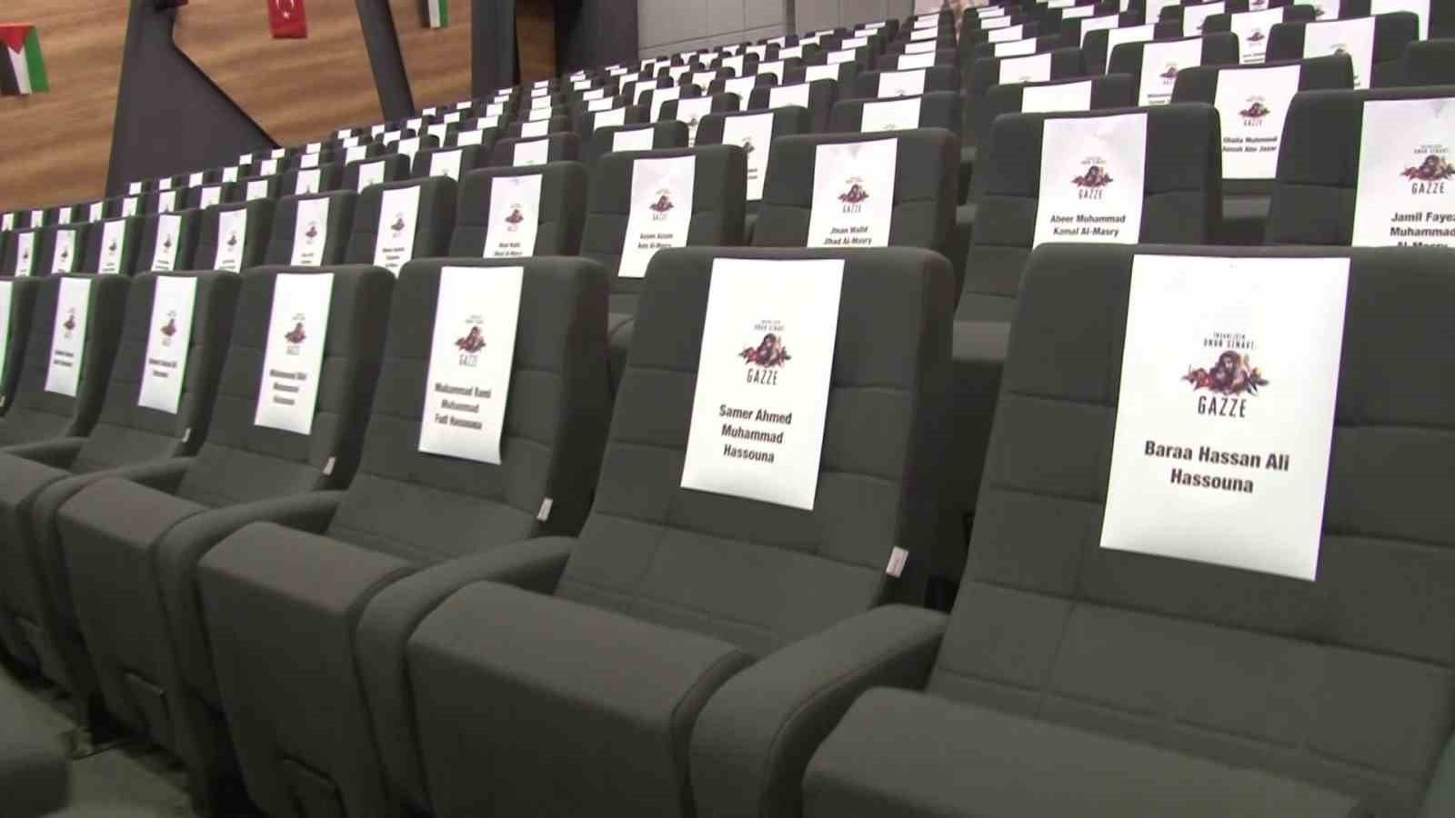 Beykoz&rsquo;da sinema koltukları Gazze&rsquo;de katledilen &ccedil;ocuklar i&ccedil;in ayrıldı
