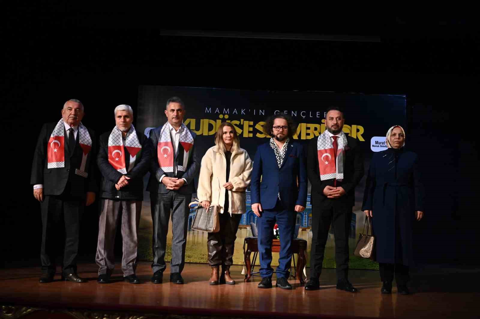 Mamak&rsquo;ın Gen&ccedil;leri Kud&uuml;s&rsquo;e ses verdi
