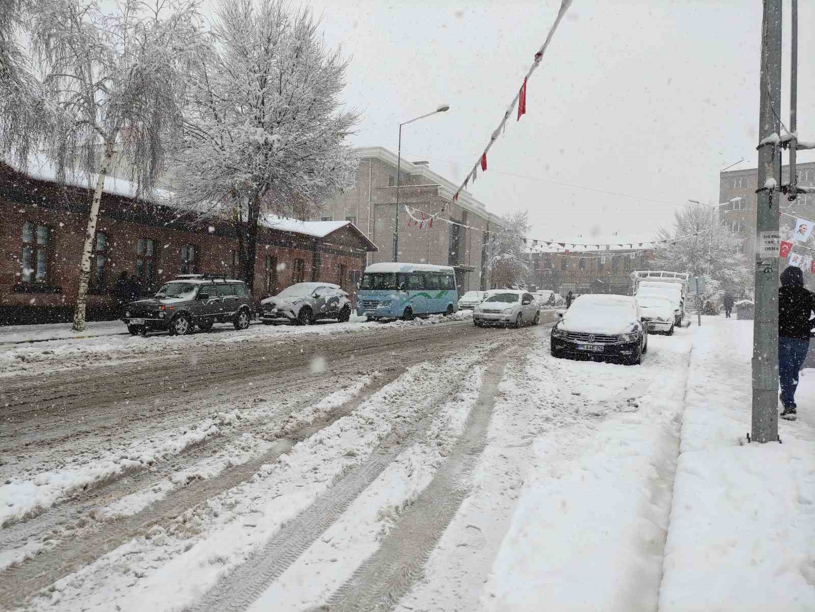 Ardahan&rsquo;da kartpostallık kar manzaraları
