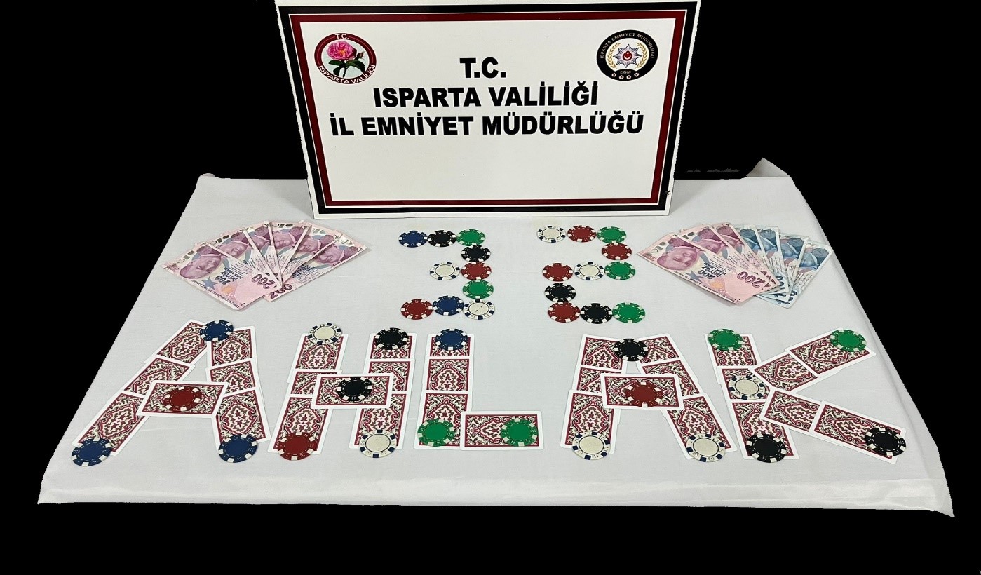 Isparta’da kumar operasyonu: 4 şahsa para cezası