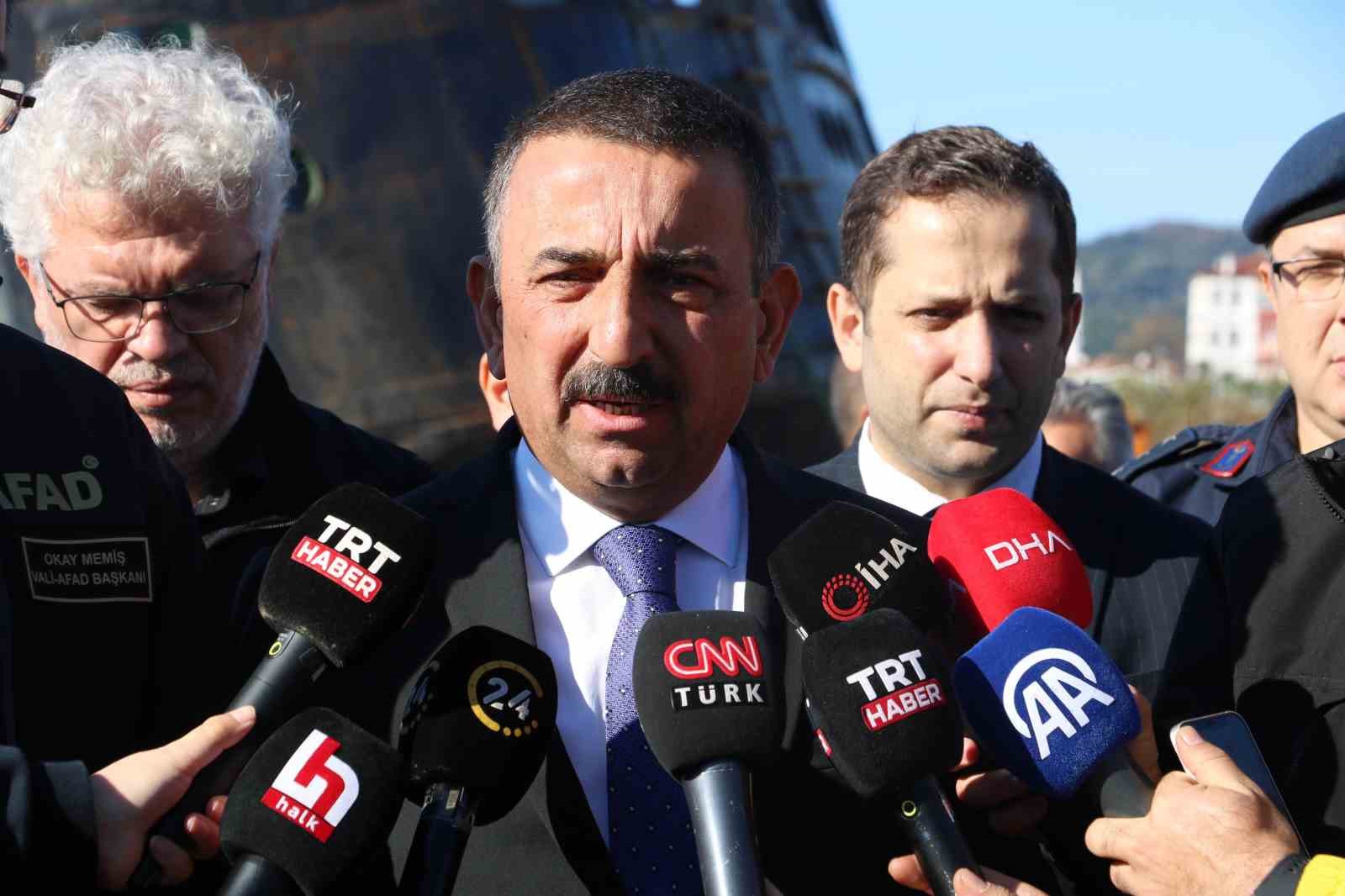 AFAD Başkanı ve Zonguldak Valisi batan gemiyle ilgili son durumu aktardı
