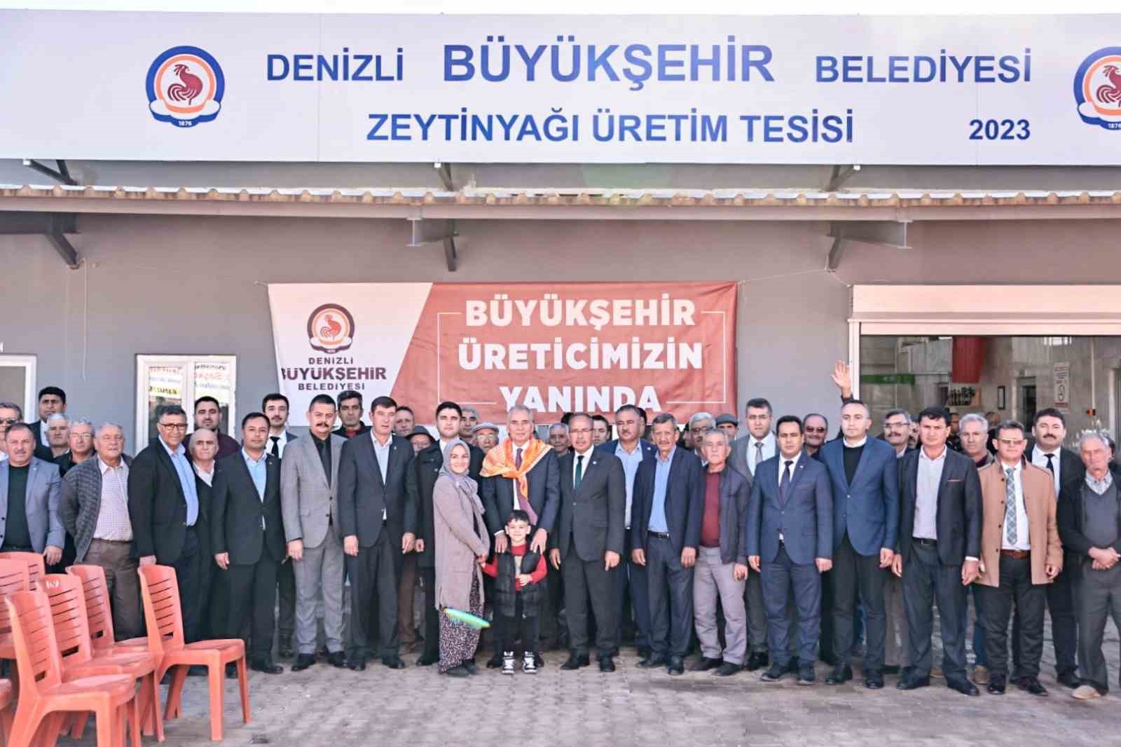 Denizli’de Zeytinyağı Üretim Tesisi hizmete girdi