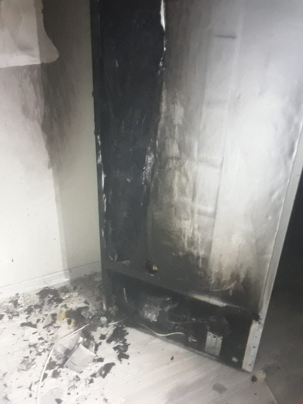 Buzdolabı yangın çıkarttı