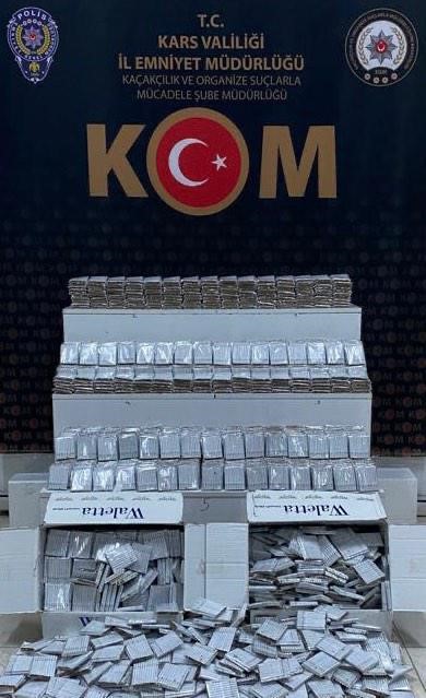 Kars&rsquo;ta sahte alkol ele ge&ccedil;irildi
