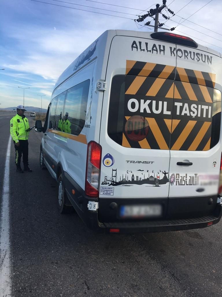 &Ouml;ğrenci servislerinin denetimim devam ediyor
