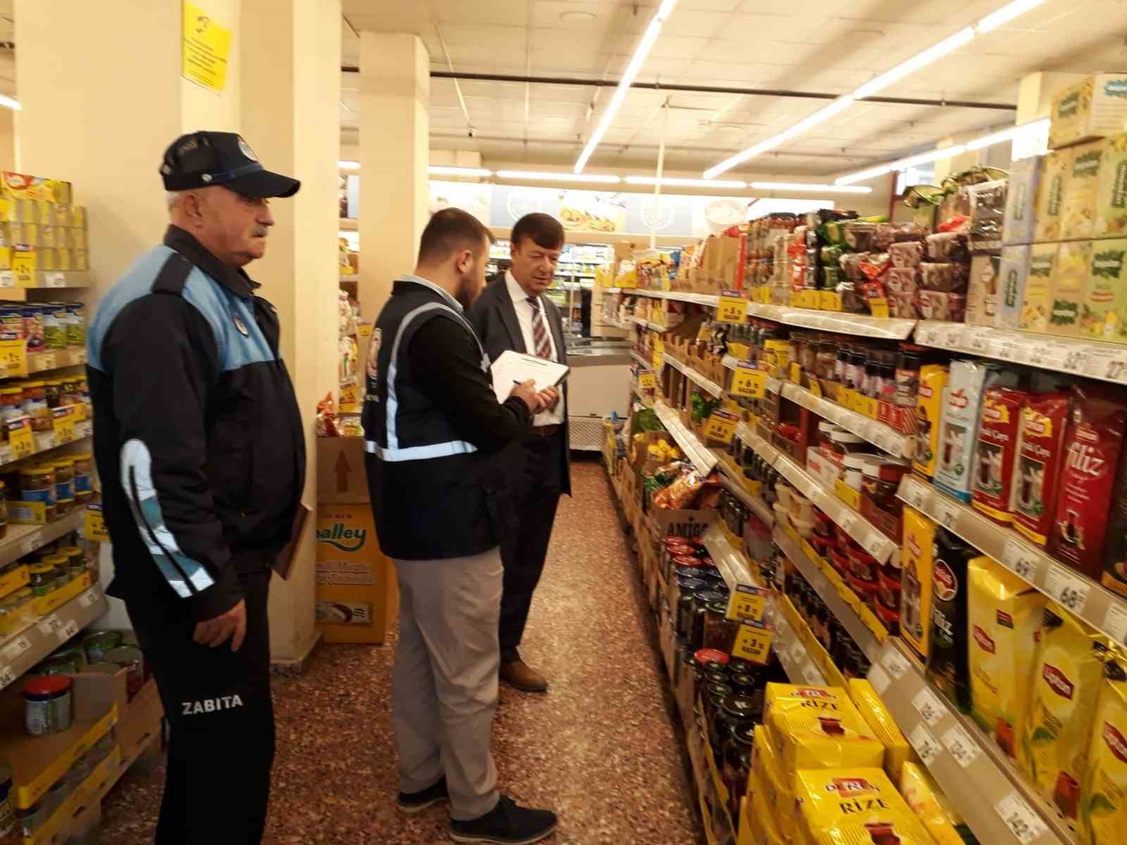 Kars’ta zincir marketler denetleniyor