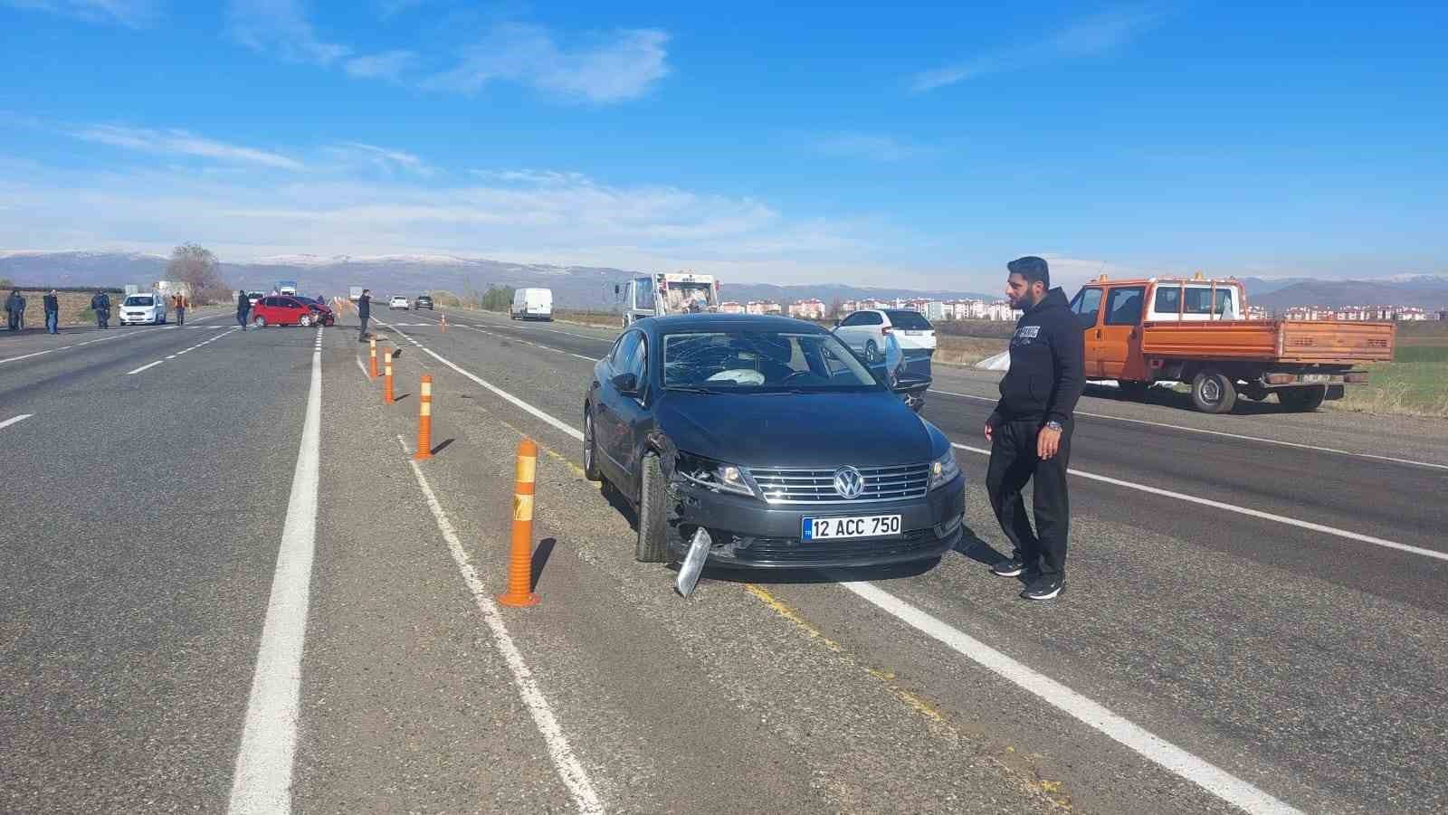 Bing&ouml;l&rsquo;de trafik kazası: 4 yaralı
