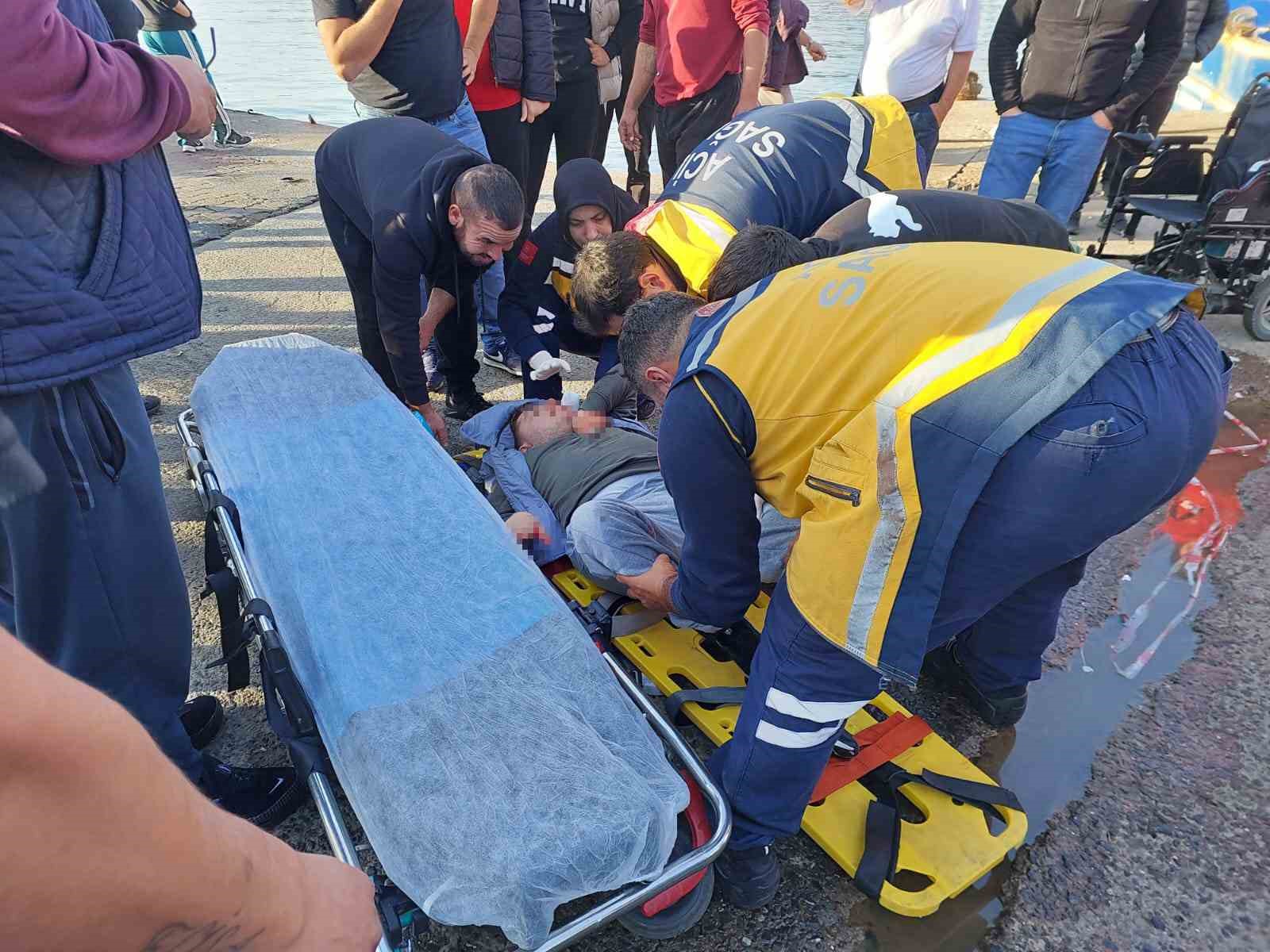 Arama &ccedil;alışmalarını izlemek isterken yaralandı
