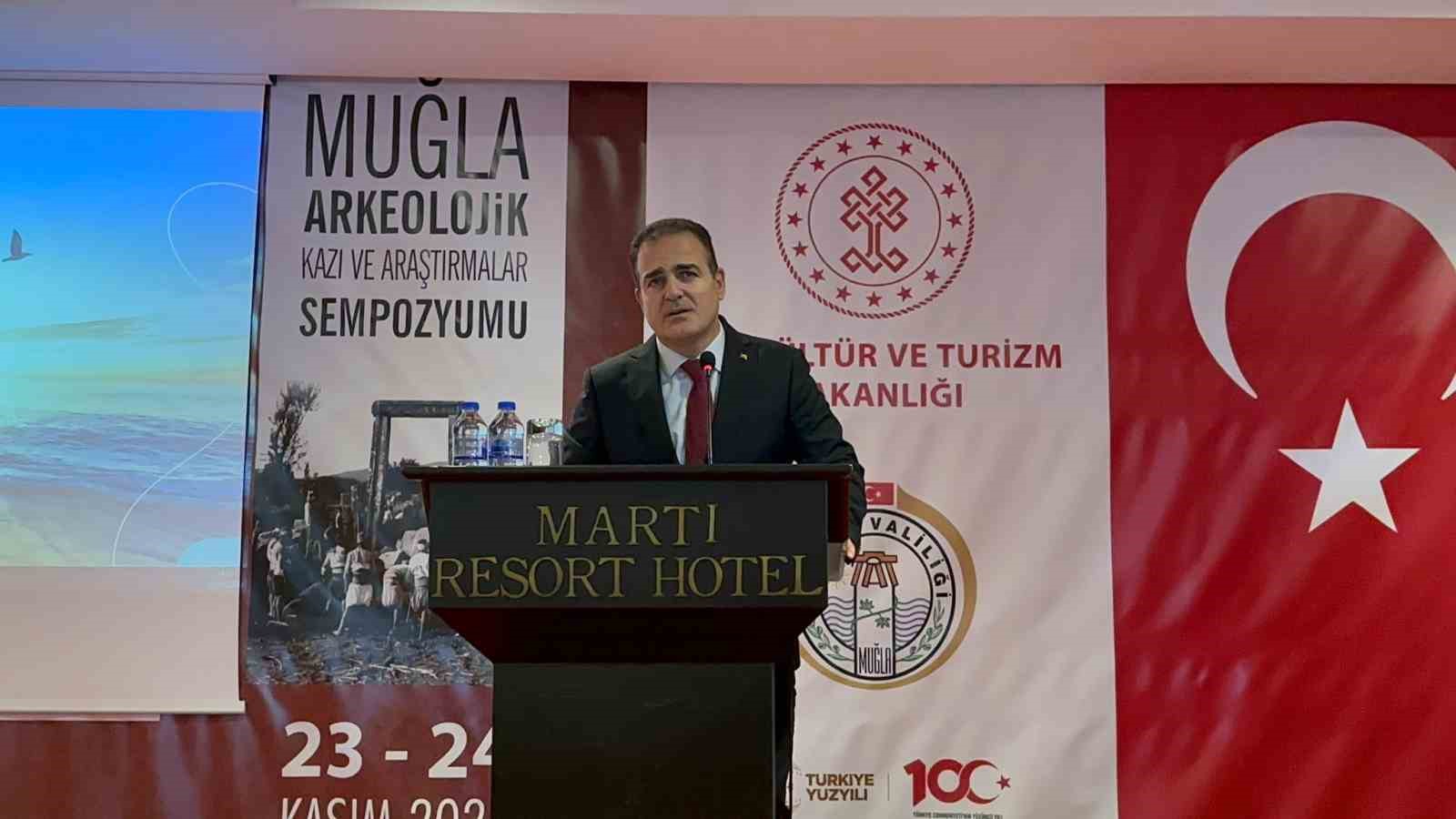 "Muğla Arkeolojik Kazı ve Araştırmalar Sempozyumu" Marmaris&rsquo;te başladı
