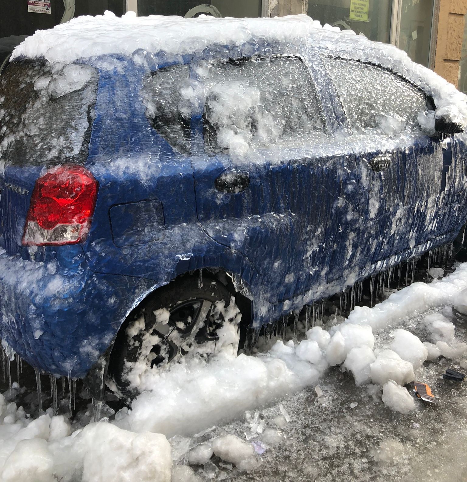 Erzurum’da kutupları aratmayan manzara
