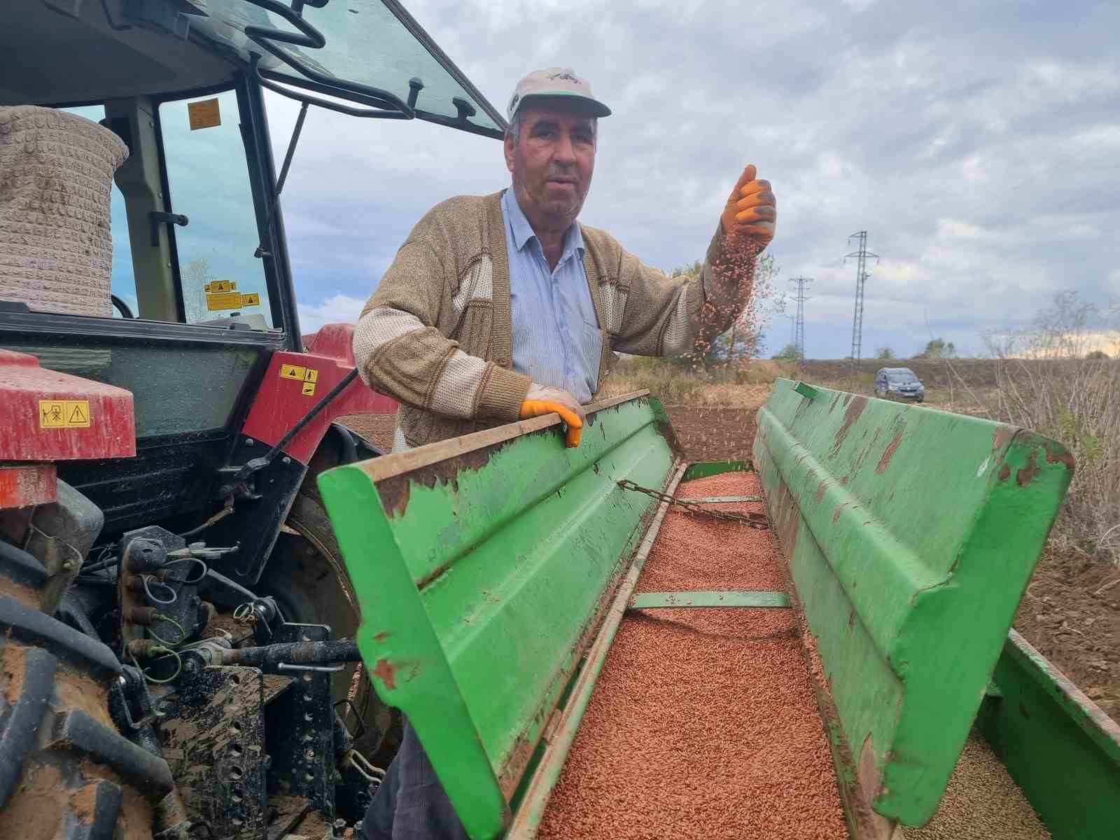 Edirne&rsquo;de buğday ve arpa ekim sezonu sona erdi
