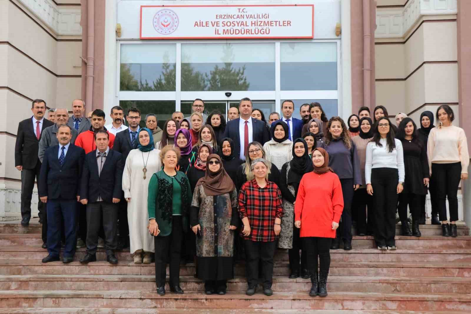 Erzincan Aile ve Sosyal Hizmetler İl Müdürlüğü Türkiye 5’incisi oldu