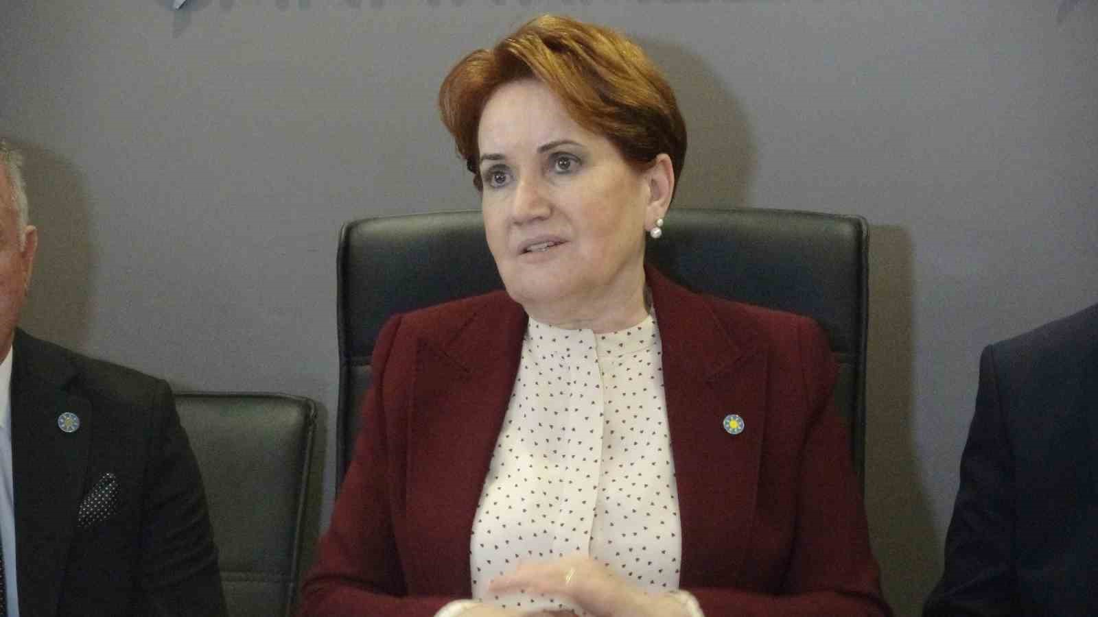 İYİ Parti Genel Başkanı Akşener:

