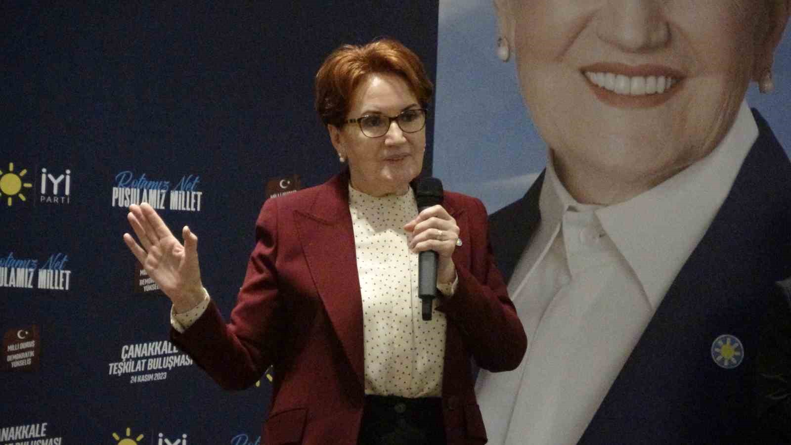 Akşener: "Türkiye’nin her bir sosyal kesiminden insanların bir araya gelerek buluştuğu tek parti İYİ Parti’dir"