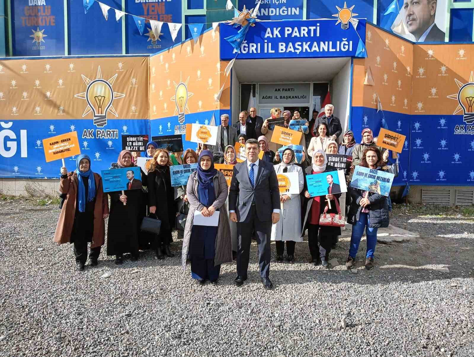 AK Parti Ağrı Kadın Kolları Başkanı Eldem’den Kadına Yönelik Şiddetle Mücadele mesajı