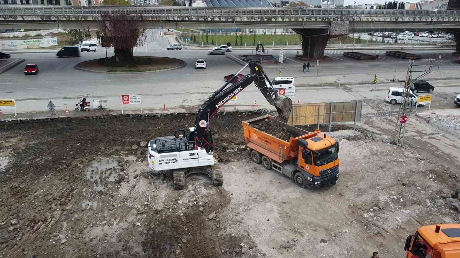 Canik yeni bulvar yoluna kavuşuyor
