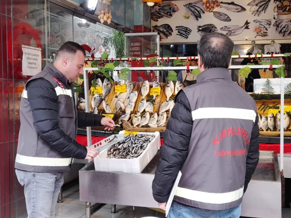 Kırklareli’nde balıkçılar denetlendi