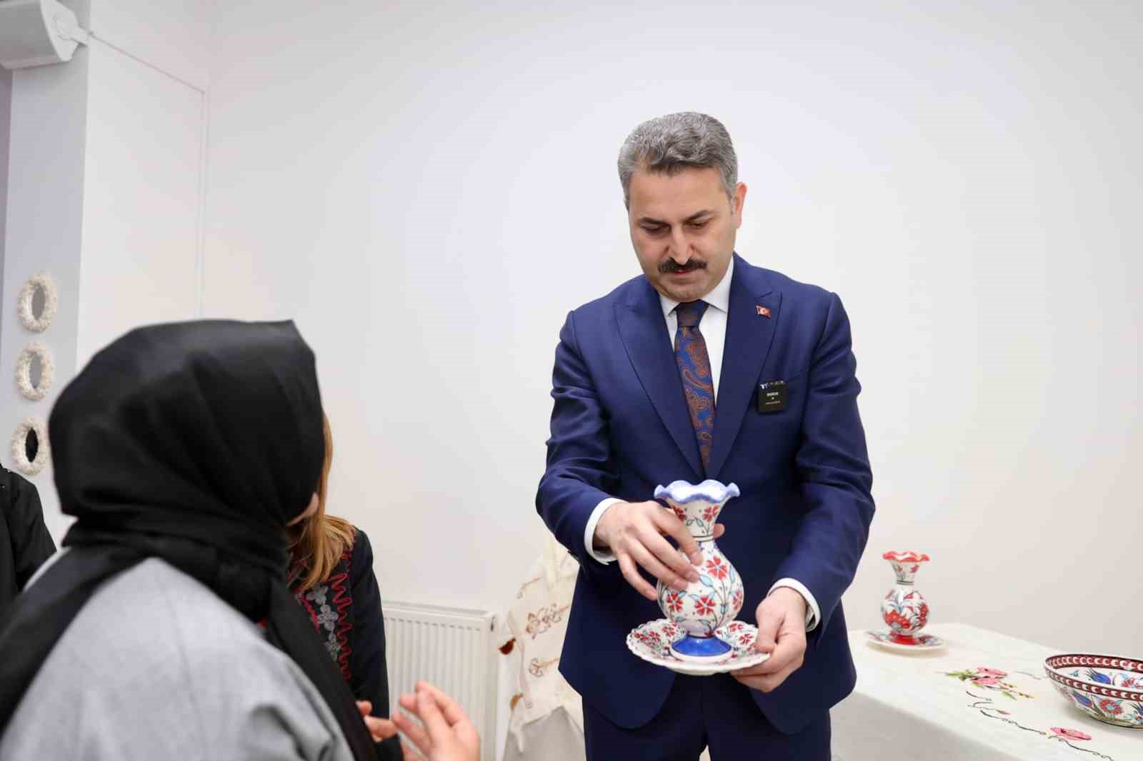 Başkan Eroğlu, "Hanım kardeşlerimiz için hibe desteğimiz 2024 yılında başlıyor" dedi.