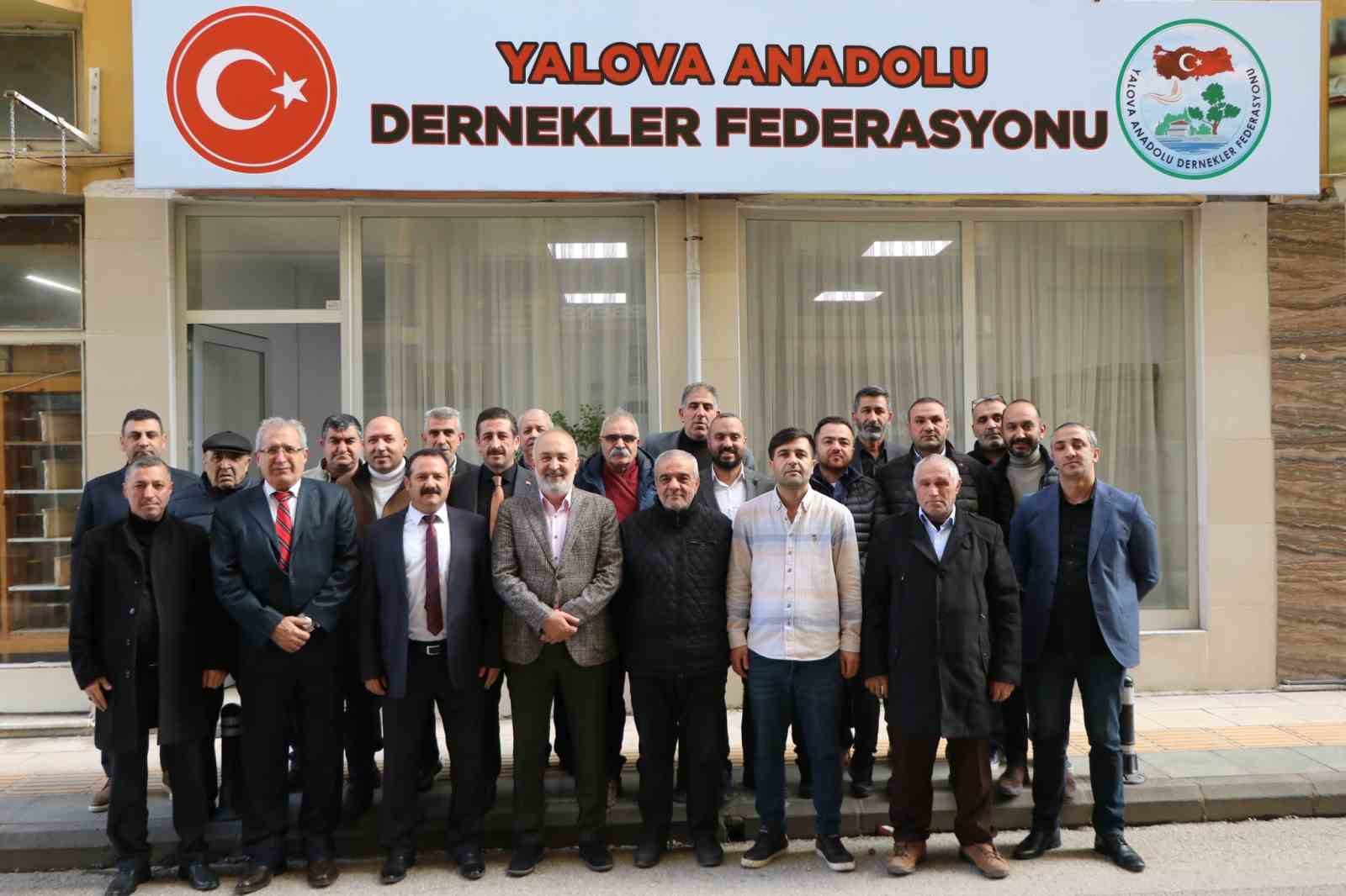 Başkan Silpagar’dan Anadolu Dernekler Federasyonu’na destek