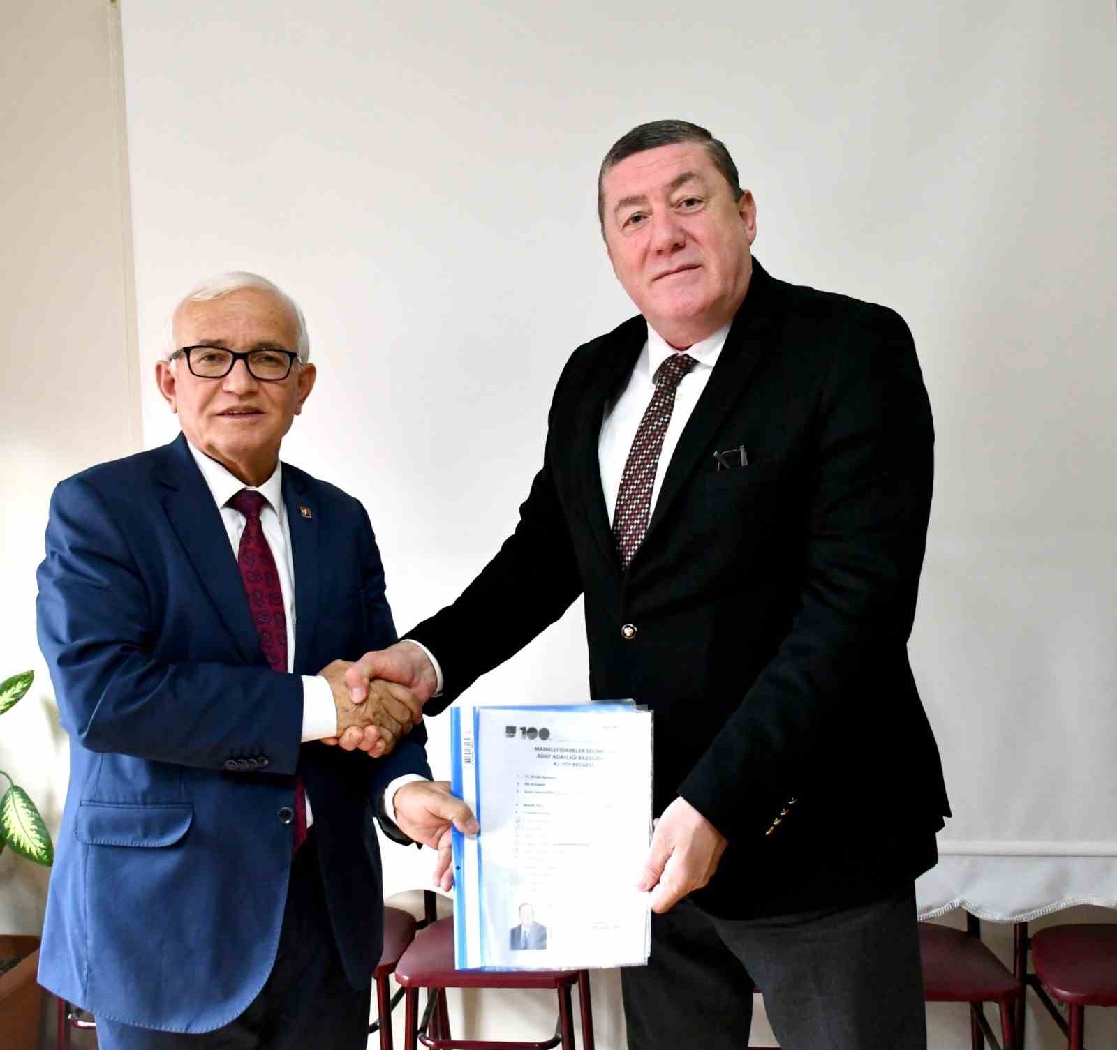 Başkan Tekin başvurusunu yaptı