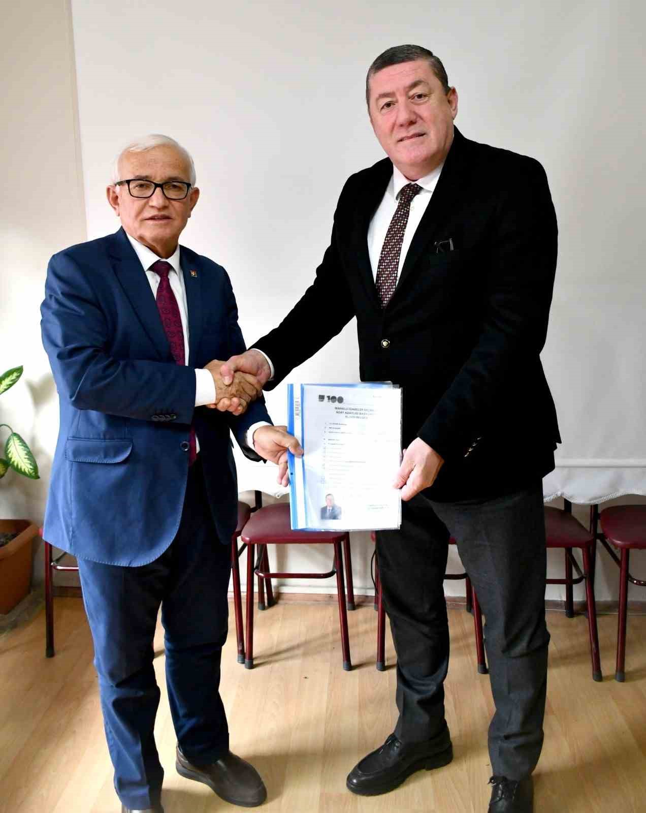 Başkan Tekin başvurusunu yaptı
