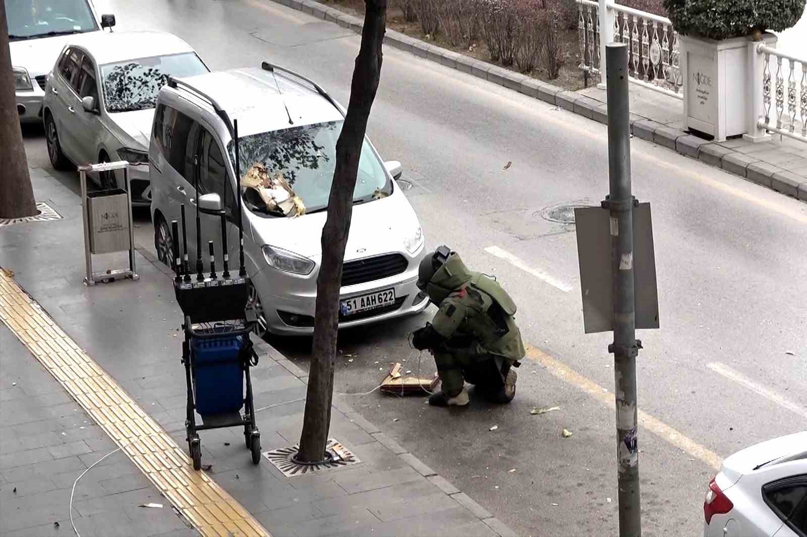 Niğde’de şüpheli çanta alarmı