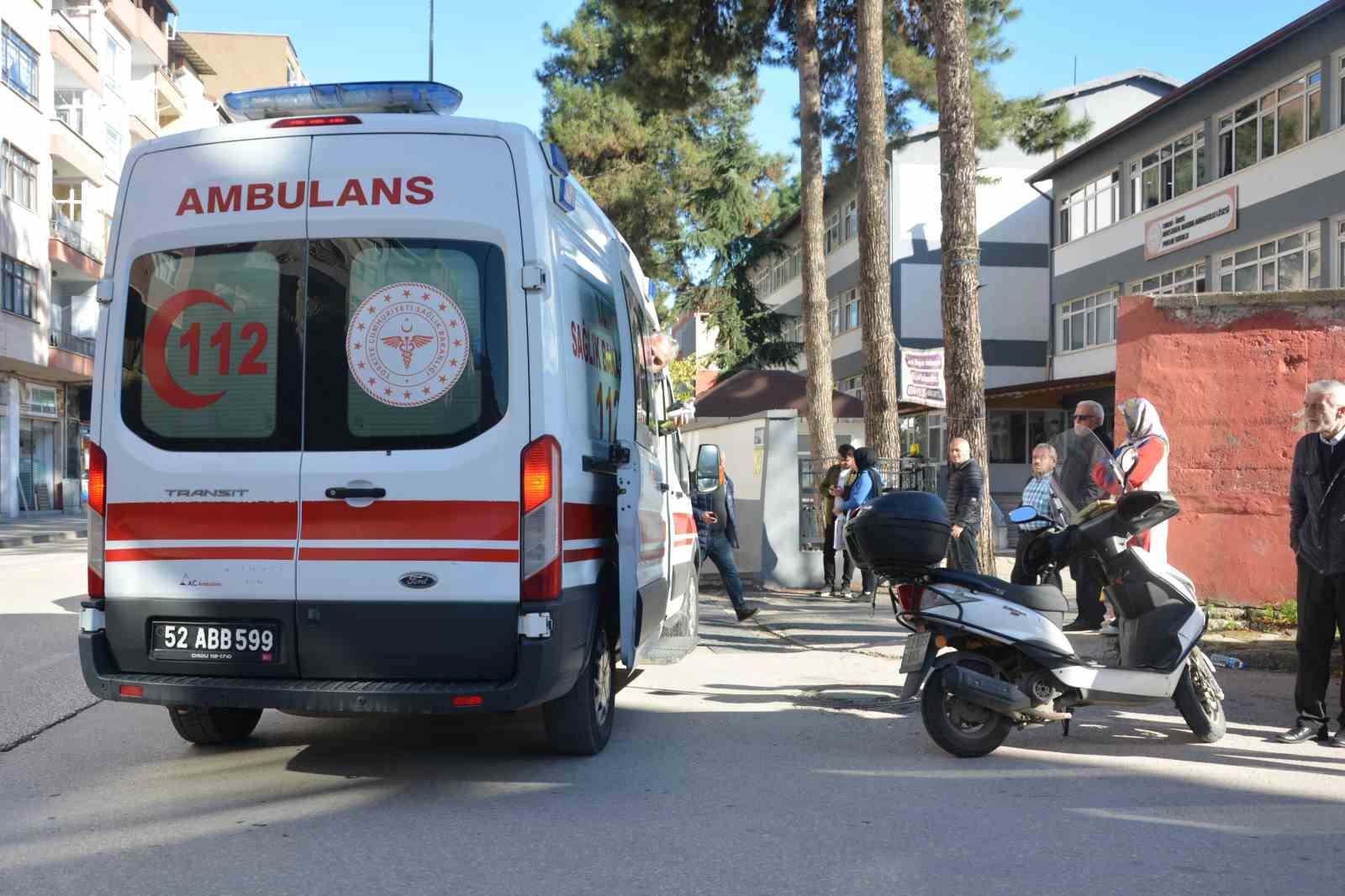 Ordu’da motosiklet otomobille çarpıştı: 1 yaralı