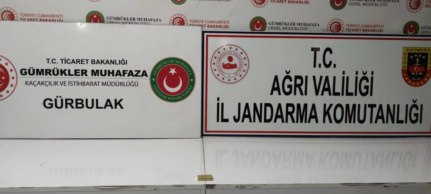 Ağrı&rsquo;da 1 kilo 152 gram ka&ccedil;ak altın ele ge&ccedil;irildi
