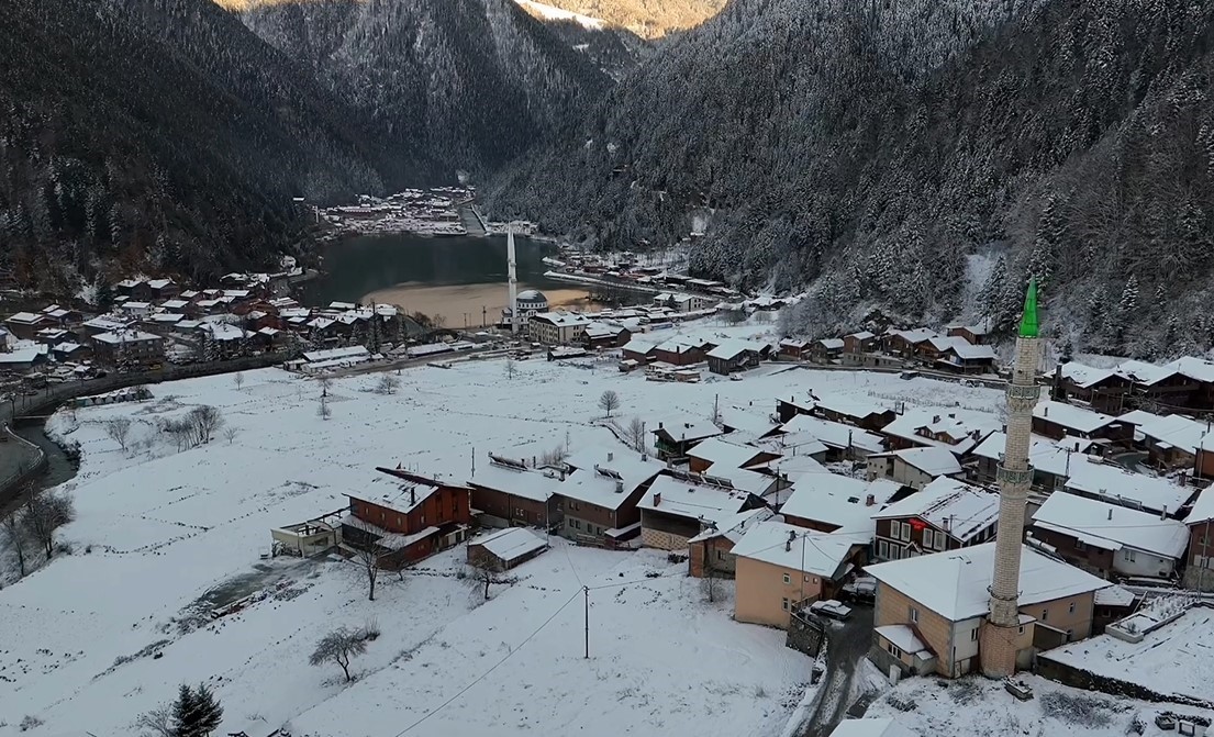 Uzungöl’den kar manzaraları
