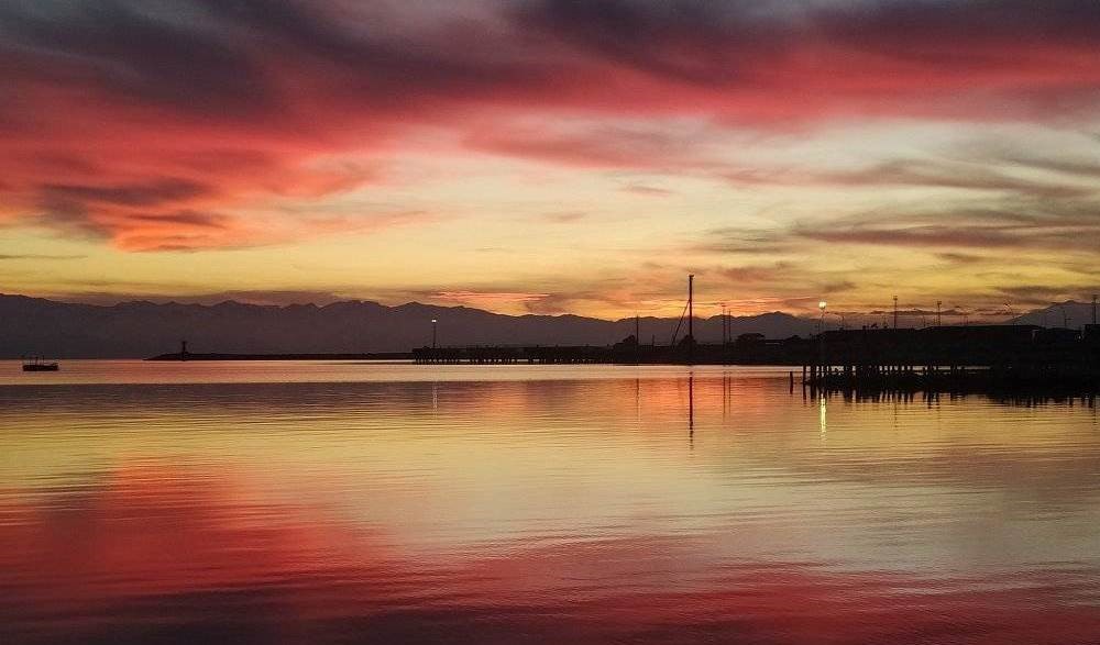 Güneşin kenti Van’da muhteşem gün batımı