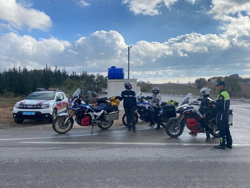 Kırklareli&rsquo;nde jandarmadan motosiklet denetimi

