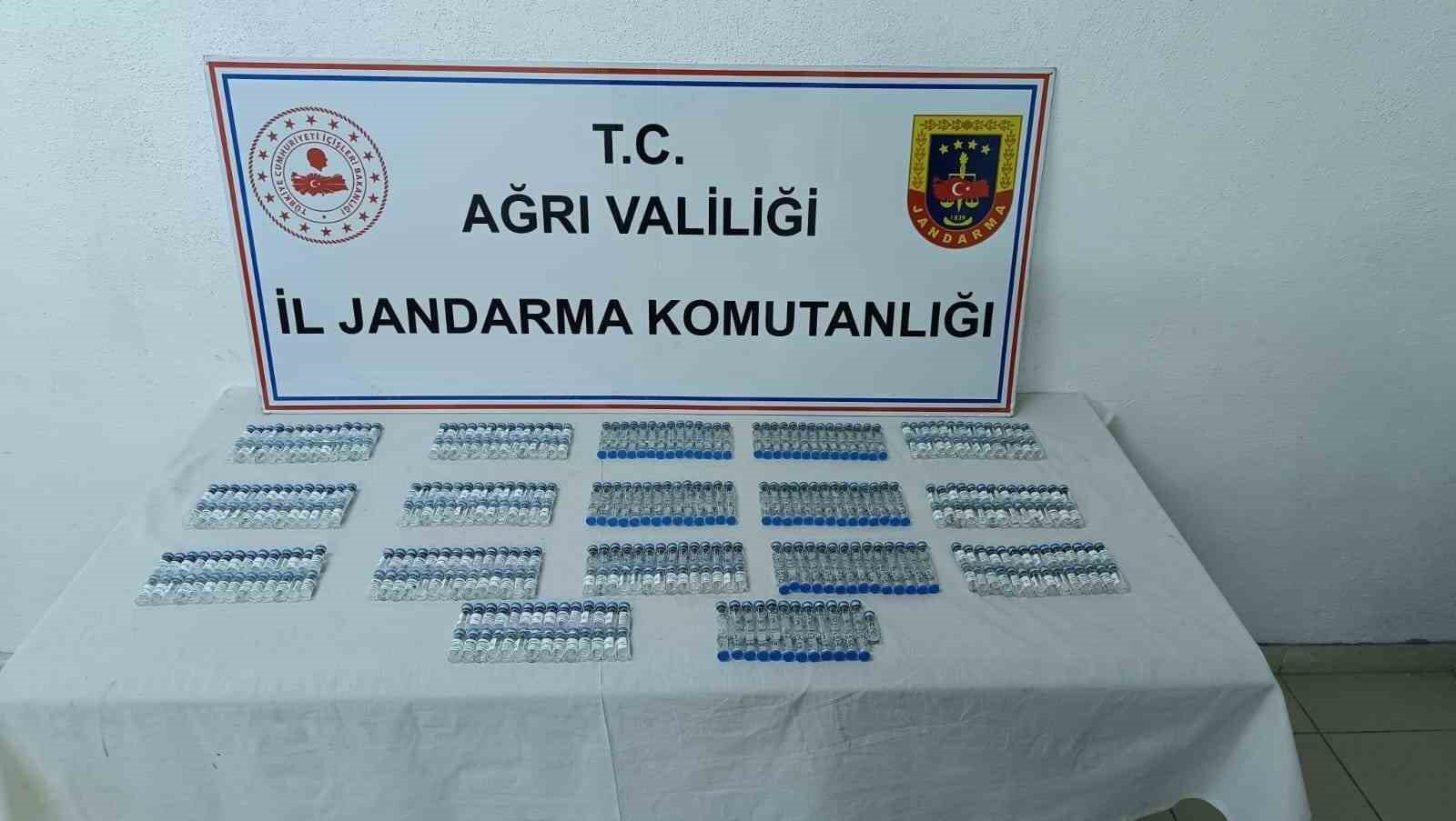 Ağrı’da 1 milyon 182 bin liralık kaçak ‘Botox’ ele geçirildi