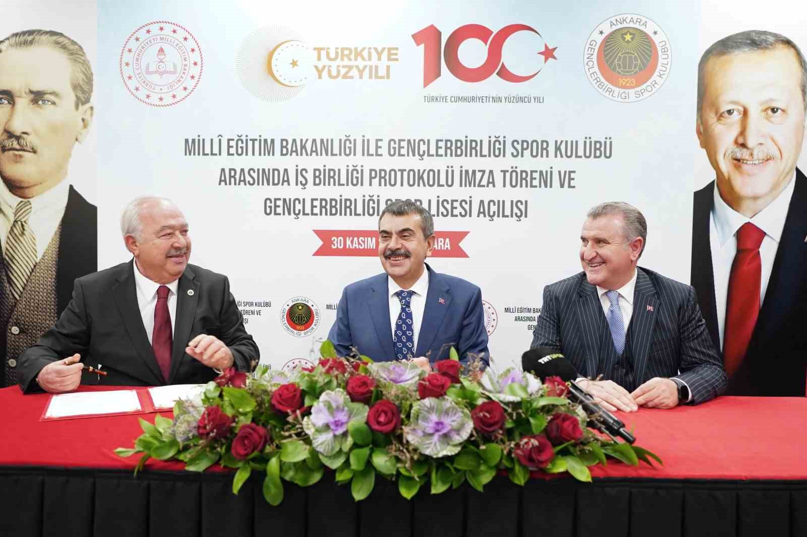 Gen&ccedil;lerbirliği Spor Lisesi&rsquo;nin a&ccedil;ılışı Ankara&rsquo;da ger&ccedil;ekleştirildi
