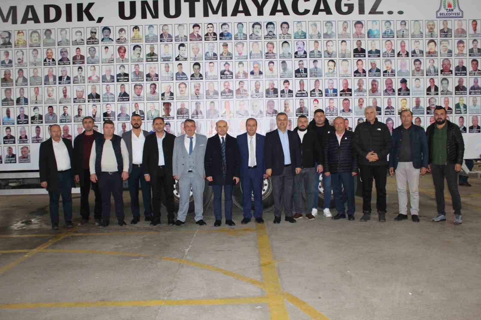 Çan’da 30 Kasım Dünya Şoförler Günü kutlandı