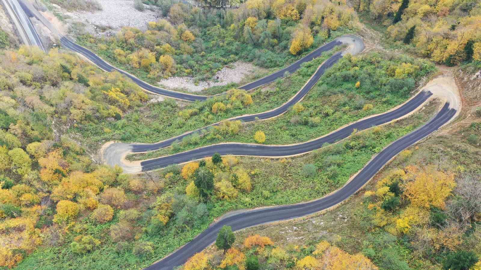 Mesudiye-Akpınar yolu asfaltlandı