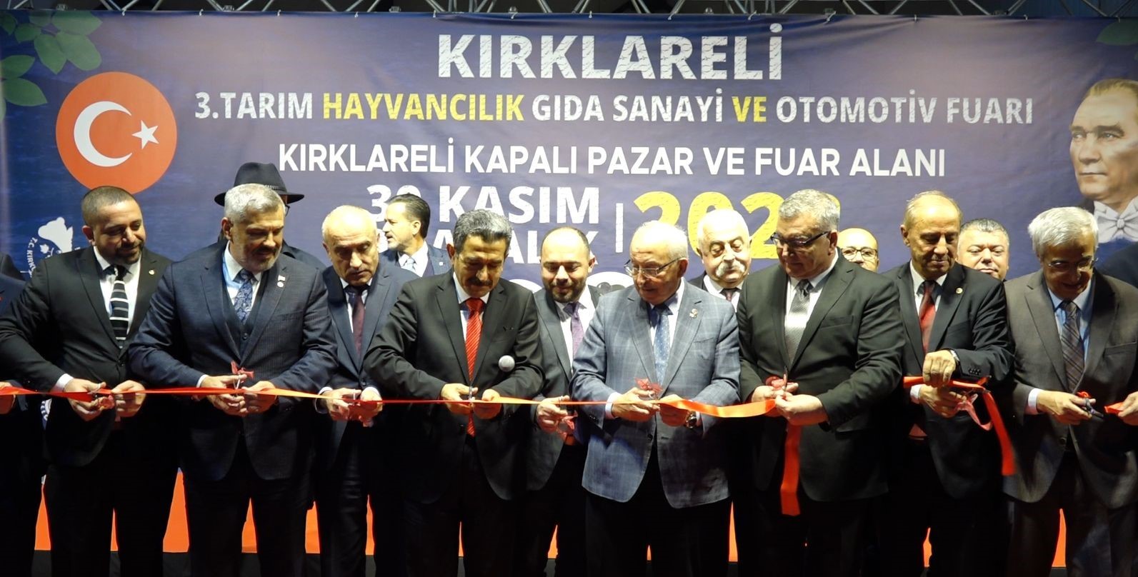 Kırklareli&rsquo;nde "3. Tarım, Hayvancılık, Gıda, Sanayi ve Otomotiv Fuarı" a&ccedil;ıldı
