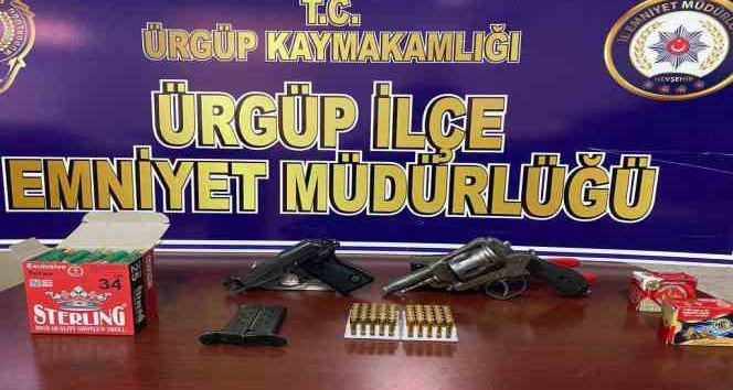 Nevşehir’de gözaltına alınan şüphelilerin evinden cephane çıktı