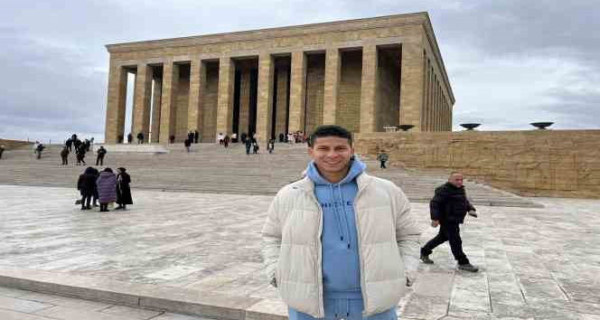 Giresunsporlu Alexis Perez, Anıtkabir’i ziyaret etti