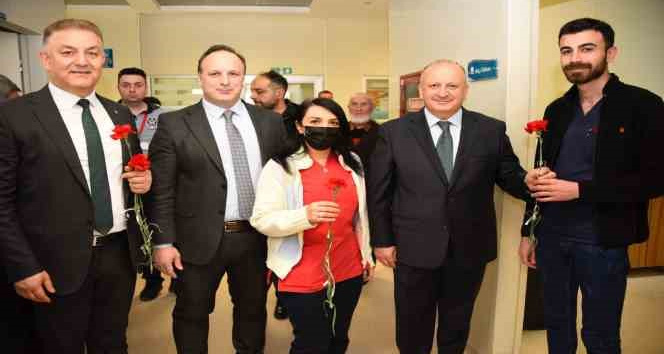 Ünye’de sağlık çalışanlarının bayramı kutlandı