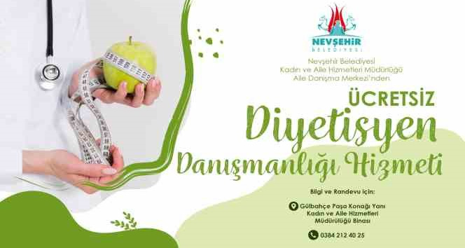Nevşehir Belediyesi’nden ’ücretsiz diyetisyen danışmanlık’ hizmeti