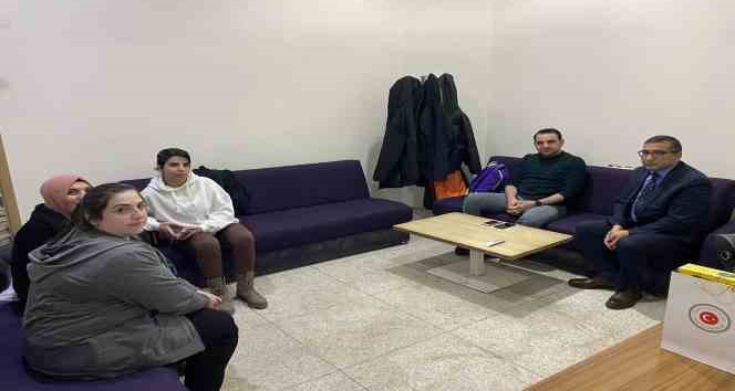 Kaymakam Karakaş, sağlık alışanlarıyla bir araya geldi