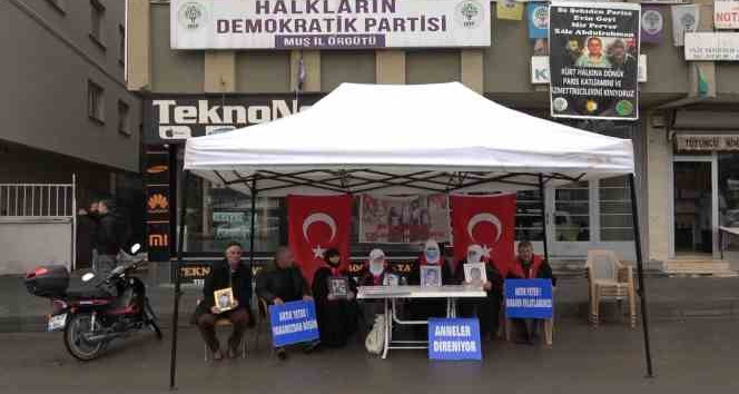 Muşlu anneler eylemlerine devam etti