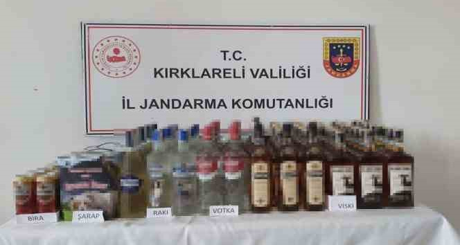 Kırklareli’nde kaçak içki ve elektronik sigara ele geçirildi