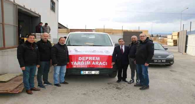 Erzincan’dan afet bölgesine yardımlar sürüyor