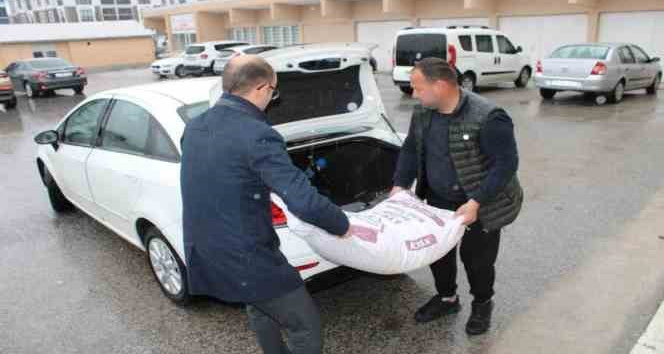 Kırklareli’nde çiftçiye nohut tohumu dağıtıldı