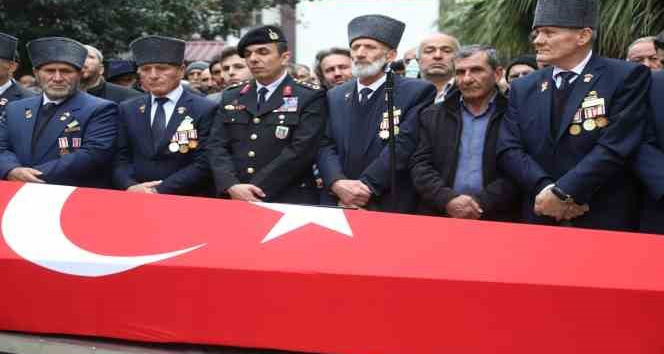 Of ilçesinde yaşayan son Kore gazisi son yolculuğuna uğurlandı