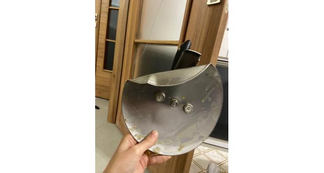 Düdüklü tencere bomba gibi patladı: 2 yaralı