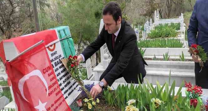 Batman’da 18 Mart Şehitleri Anma Gününde şehit aileleri ve şehit kabirleri ziyaret edildi