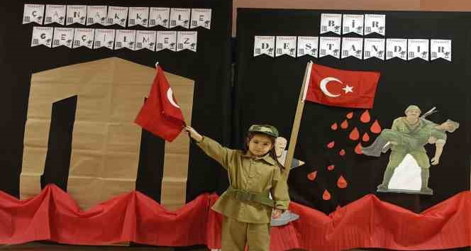 Zonguldak’ta minikler Çanakkale Zaferi’ni andı